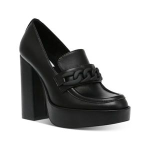 Steve Madden Rhylee Leather Slip On Loafers in size 7